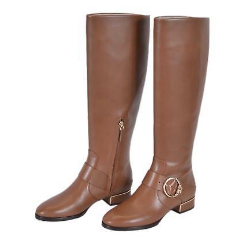 NWT Tory Burch Sofia riding boot, wide calf
